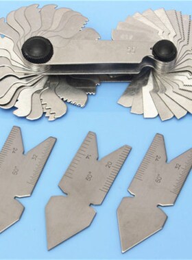 4件套55加60中心规 量规 计量器具60度全美制51PC螺纹牙规