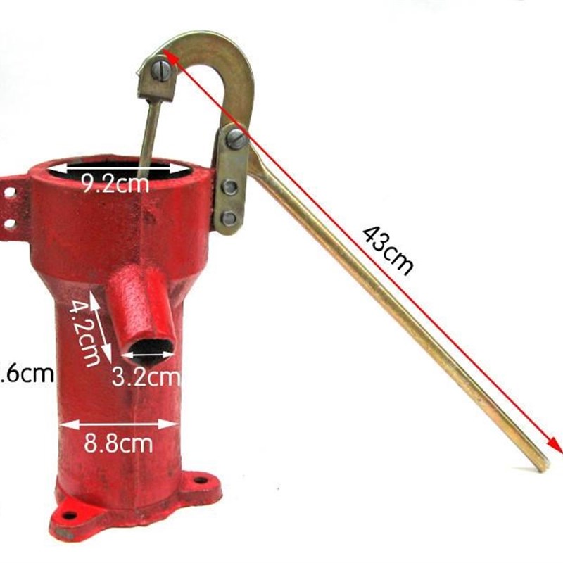 压水井手动老式原始农村压水器地下井抽水器井水手摇摇井泵