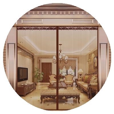 纱窗挡苍蝇蚊子沙门自动加密大门门帘