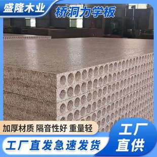 桥洞力学空心刨花板实木板木门门填充隔音散热E1家居木板