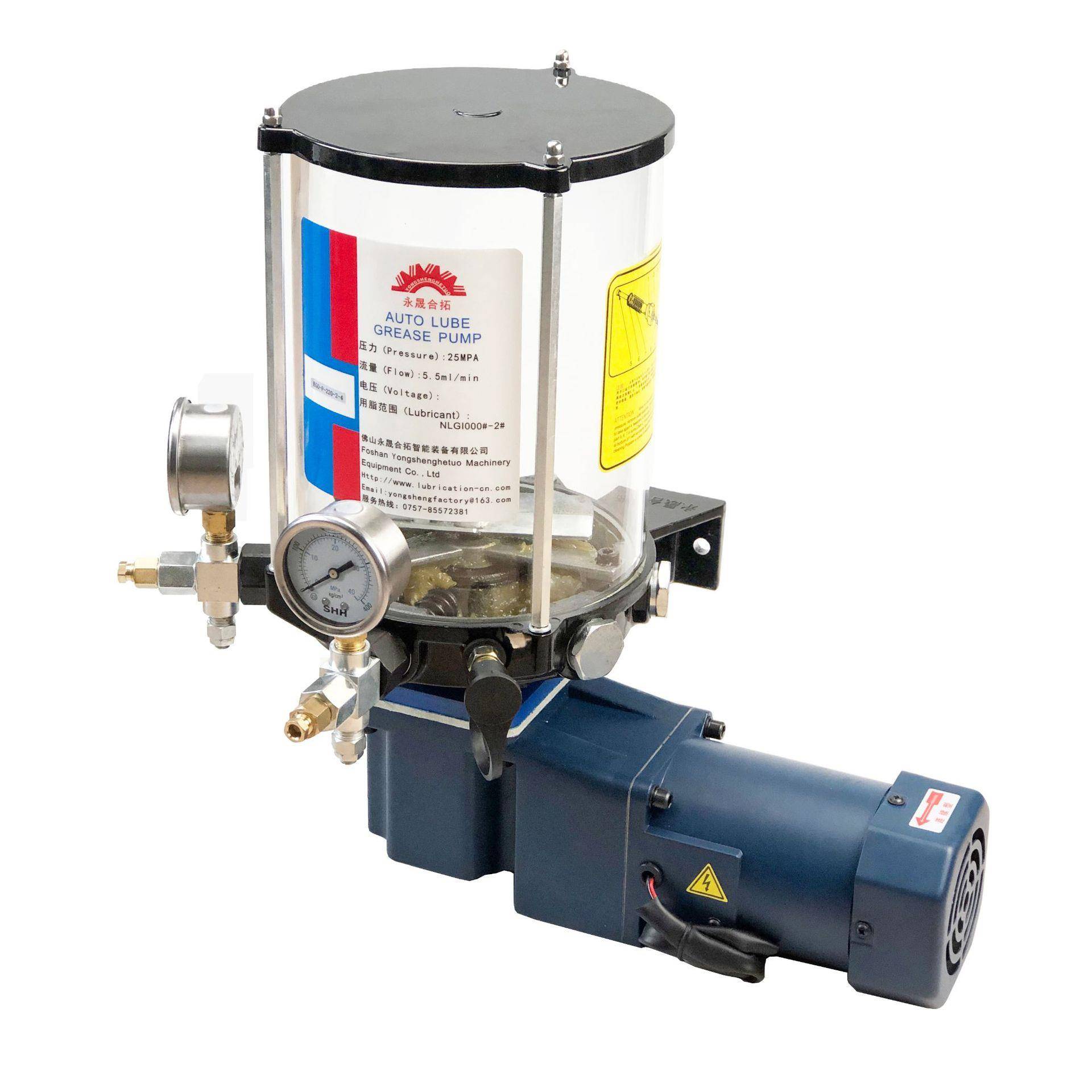 120W电动浓黄油泵000#-3#加大电机浓油脂泵地铁水泥机械润滑