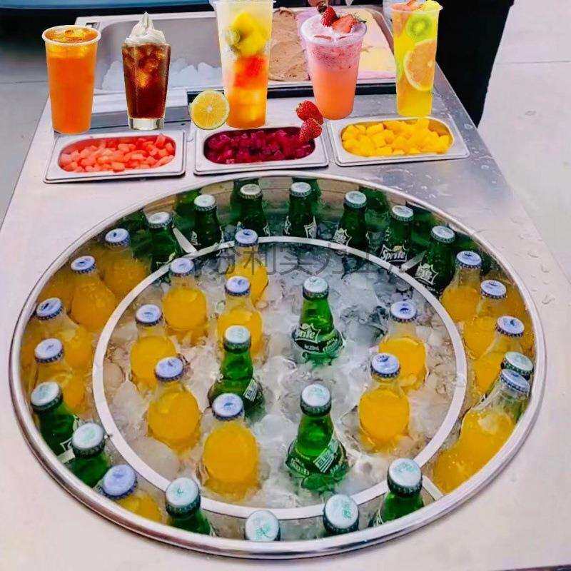 网红泰国曼谷摇摇冰水果可乐冰沙机夏日摇摇冰汽水移动摆摊商用