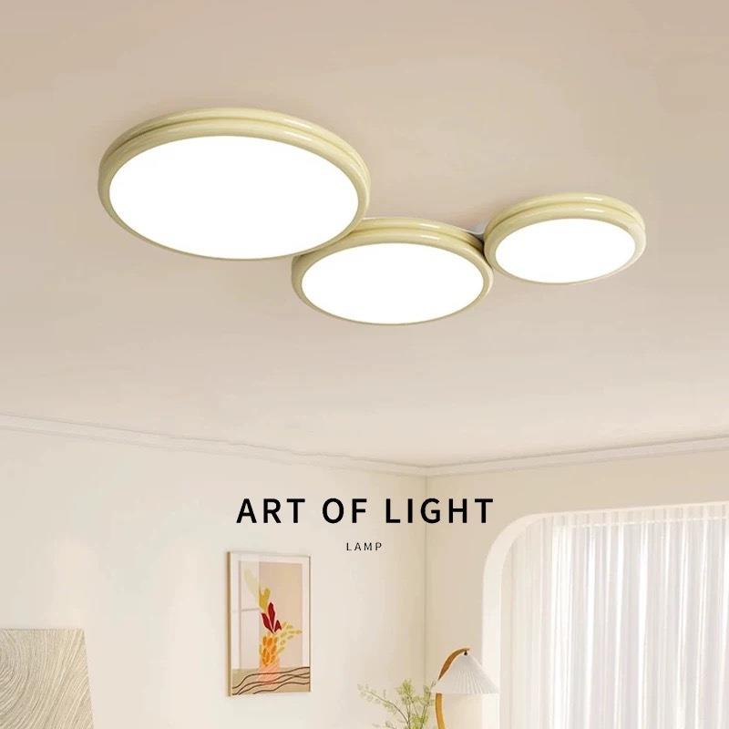 全光谱客厅主灯现代简约大气灯具组合2024新款智能超亮吸顶led灯