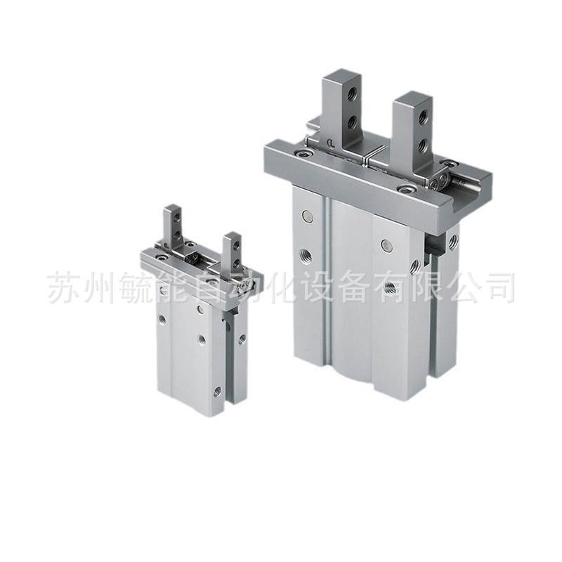 MINDMAN金器旋转气缸MCJA-12双杆双作用带气缓冲3位置气缸后活塞