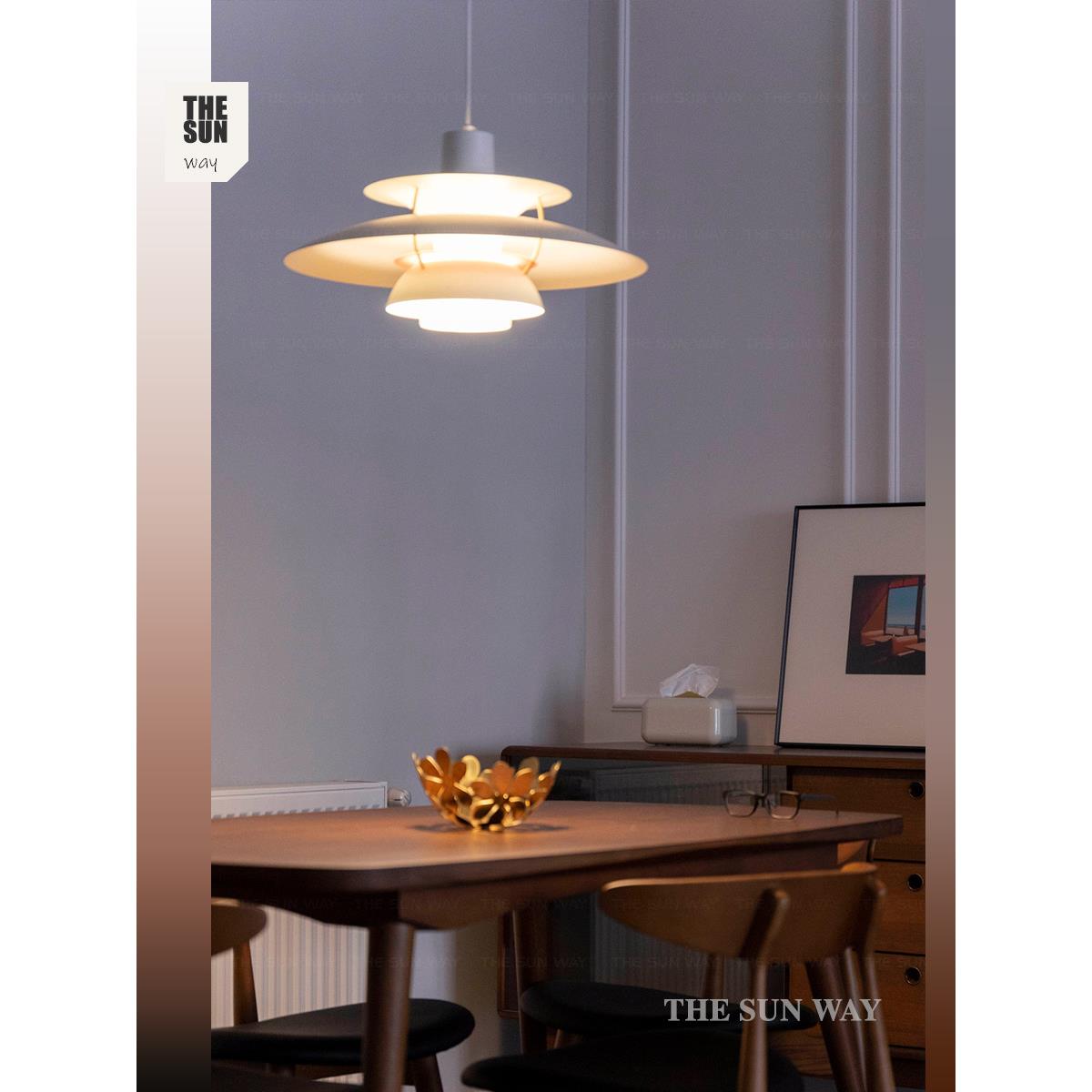 丹麦ph5飞碟吊灯餐吊北欧餐厅吊灯餐吊岛台吧台餐桌现代简约家用