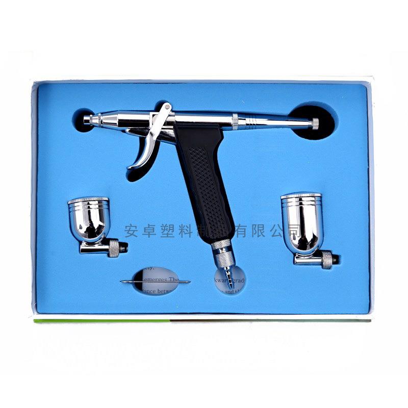 供应0.3mm口径侧壶168枪式喷笔化妆美甲模型喷笔美术喷笔