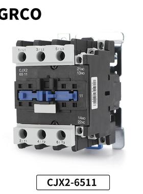 低压交流接触器CJX2-6511220V380V36V24V过载保护接触器65A