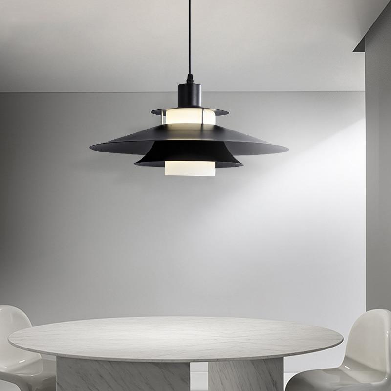 丹麦餐厅吊灯设计师款灯具北欧艺术飞碟灯PH5吊灯创意餐桌吧台灯