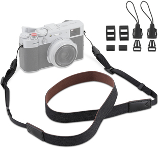 Haoge号歌复古相机牛仔背带适用富士GFX100RF/X100VI/X100V/XT5/XT4/X-T50/XT30II/XS20/XE5/XM5/XHALF相机