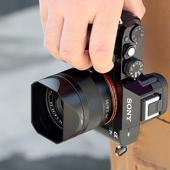 RX1RM3黑卡相机金属方形遮光罩rx1R2X1R III FE40mm 号歌用于索尼DSC 50f2.5G镜头配件卡口式 兼容49UV镜