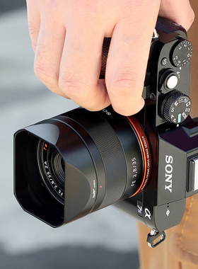 号歌用于索尼DSC-RX1RM3黑卡相机金属方形遮光罩rx1R2X1R III FE40mm 50f2.5G镜头配件卡口式兼容49UV镜