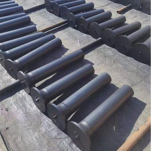 供应矿用DTII型75型摩擦上下调心托辊 摩擦头平行托辊
