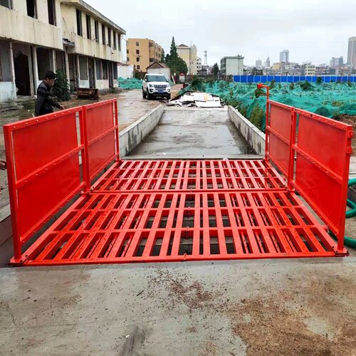 鲁鸿6米工地工程车辆洗车机 建筑工地洗车台 车辆冲洗设备
