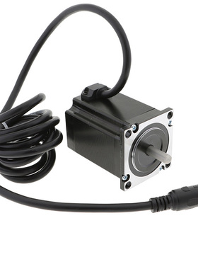 高品质2米线 57步进电机 1.8度 带航插M16 57电机57HS76 57BYGH76