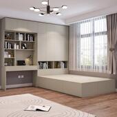 多功能小户型榻榻米床衣柜一体储物单人床1.2米1.5米1.8m现代简约