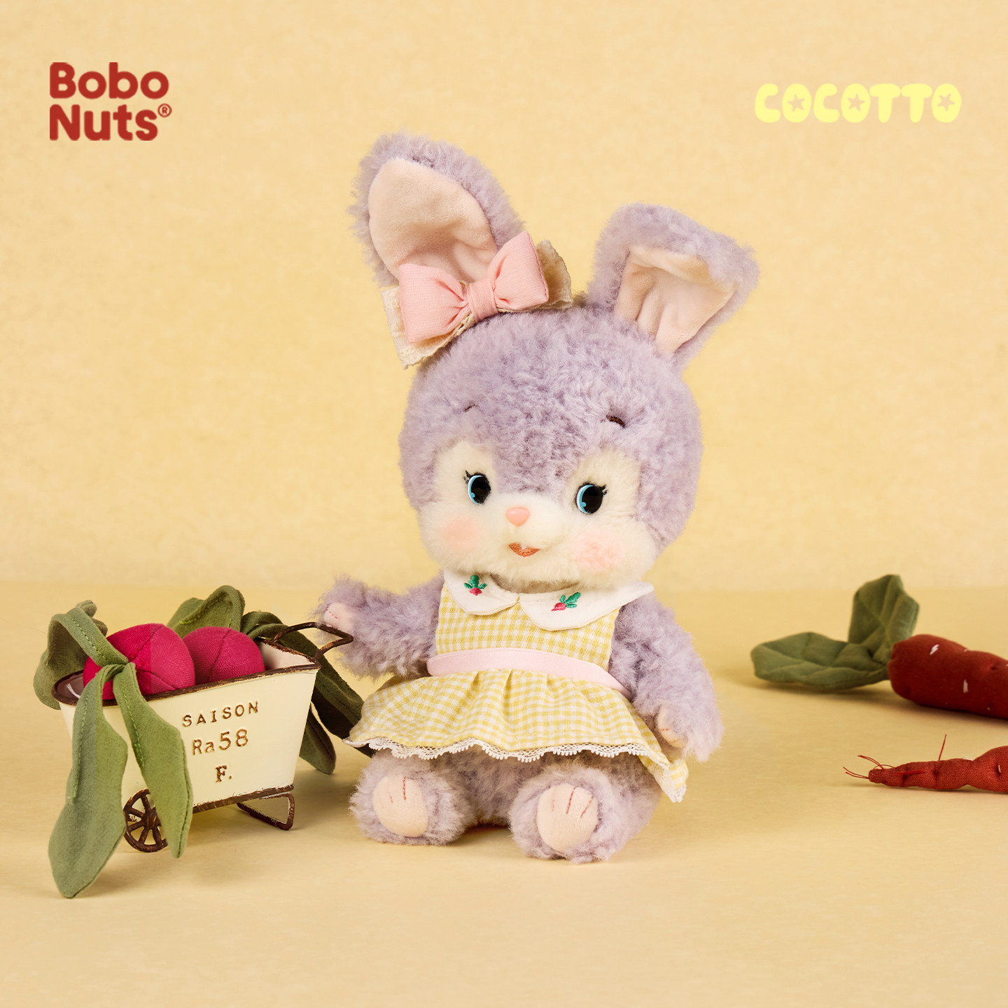 【新品】Bobo Nuts手心崽小兔子掌心玩偶毛绒小公仔Lopi小兔礼物