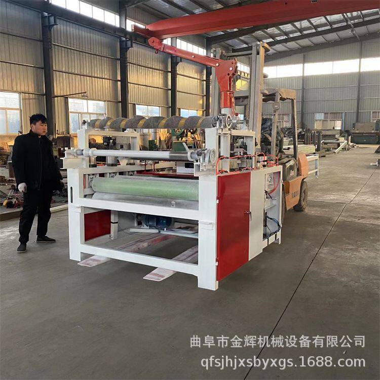 铝木复合板双面涂胶机 涂胶厚度120mm上胶机 拼花板人造板辊胶机