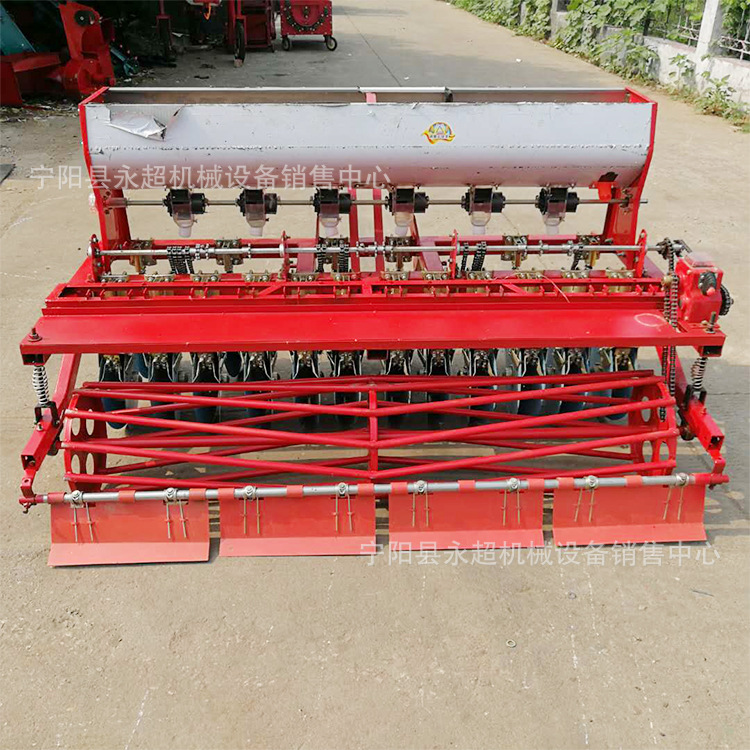圆盘式小麦种植机浆腿式油菜韭菜娃娃菜播种机可播种加施肥