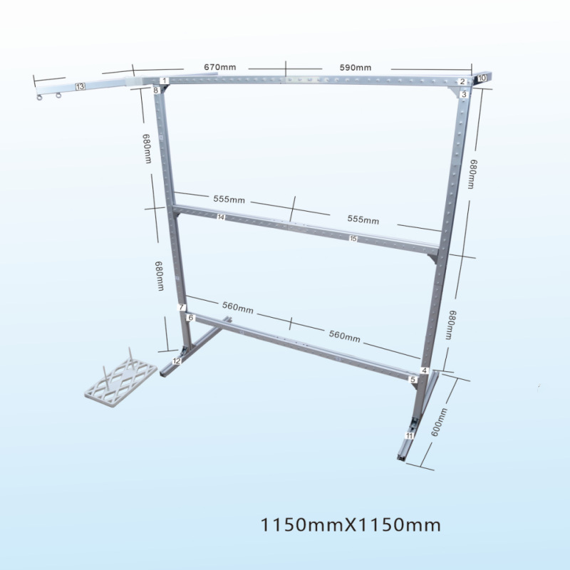 手工DIY地毯框绷布框跨境现货 铝合金Tufting frame簇绒框架
