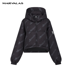 【呼呼严选粉丝专享】【商场同款】曼德诗连帽面包服羽绒服女2023