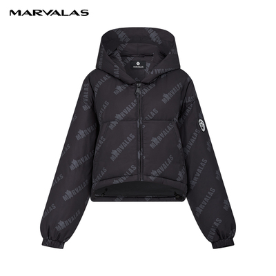 【呼呼严选粉丝专享】【商场同款】曼德诗连帽面包服羽绒服女2023