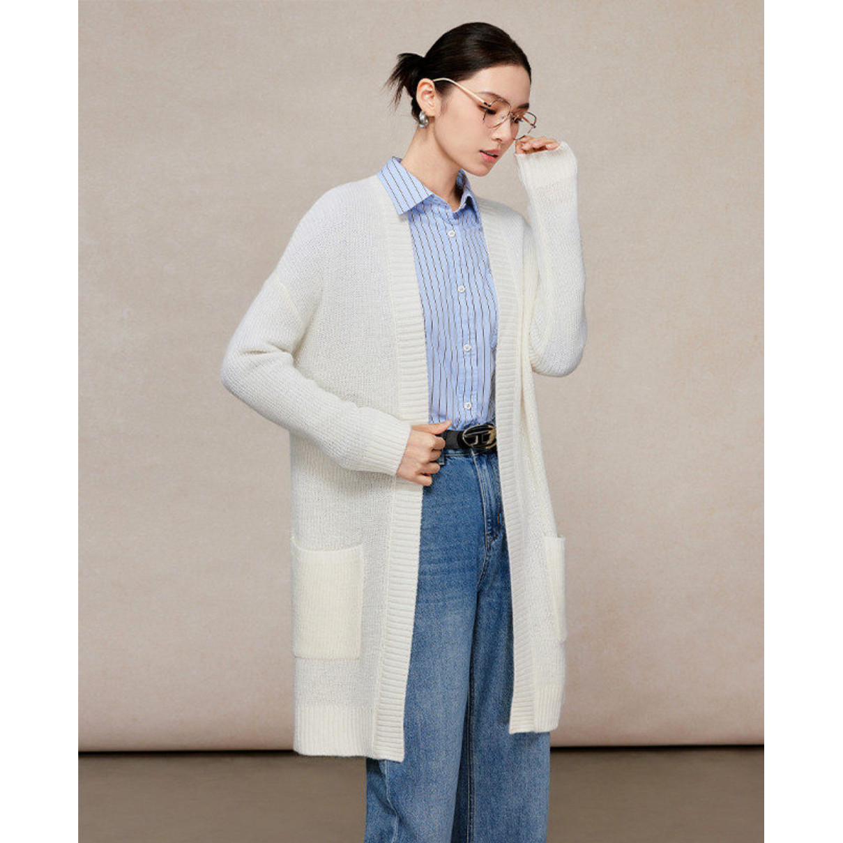 【廖廖粉丝专享】气质V领针织衫女夏季时尚百搭开衫,女装/女士精品,毛针织衫,淘宝优惠券,粉丝福利购,淘宝优惠卷