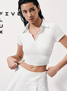 FIVE FLUX URBAN上衣运动短袖t恤女跑步网球时尚POLO衫瑜伽服女