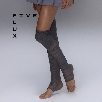 FIVEFLUX运动健身透气过膝长袜