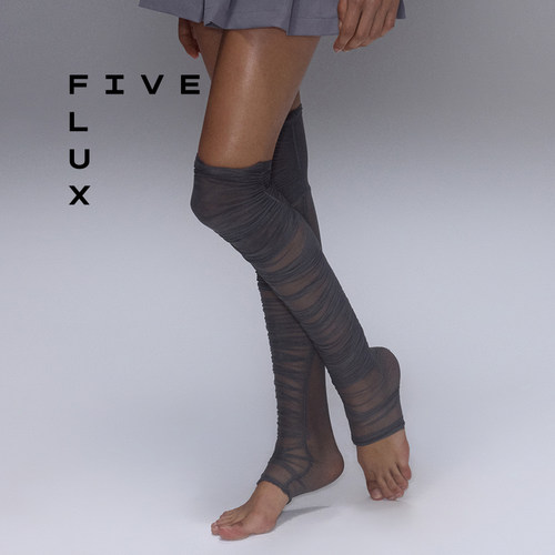 FIVEFLUX运动健身透气过膝长袜