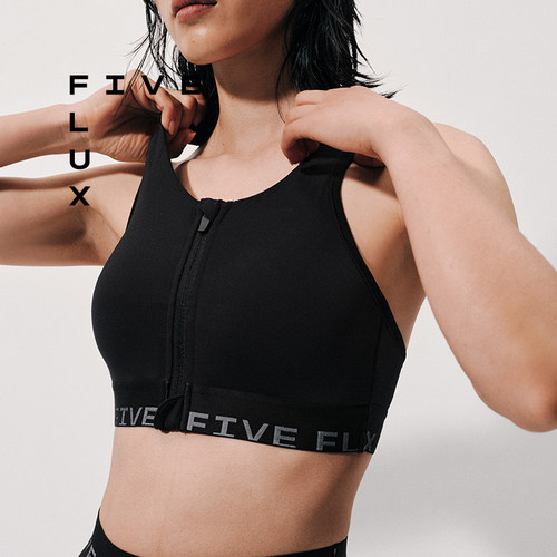 FIVE FLUX TOM系列 拉链背心夏季一体式高强度防震跑步健身瑜内衣