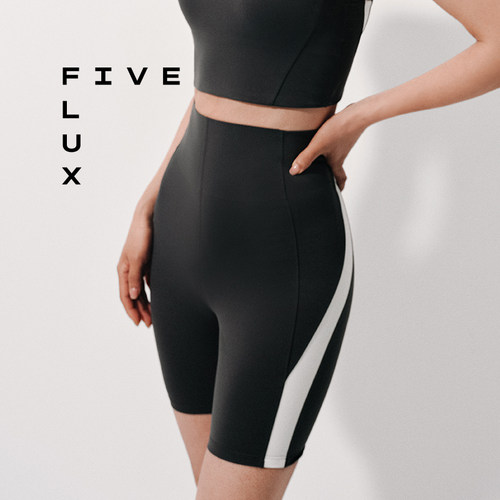 FIVE FLUX TOM系列 骑行裤高腰外穿骑行裤紧身健身跑步运动短裤女