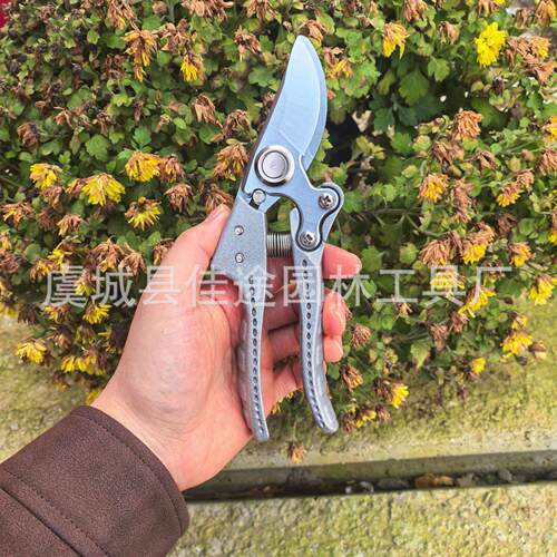 SK5钢大口径园林树枝剪8寸加厚铝柄修枝剪园林工具修花枝剪刀