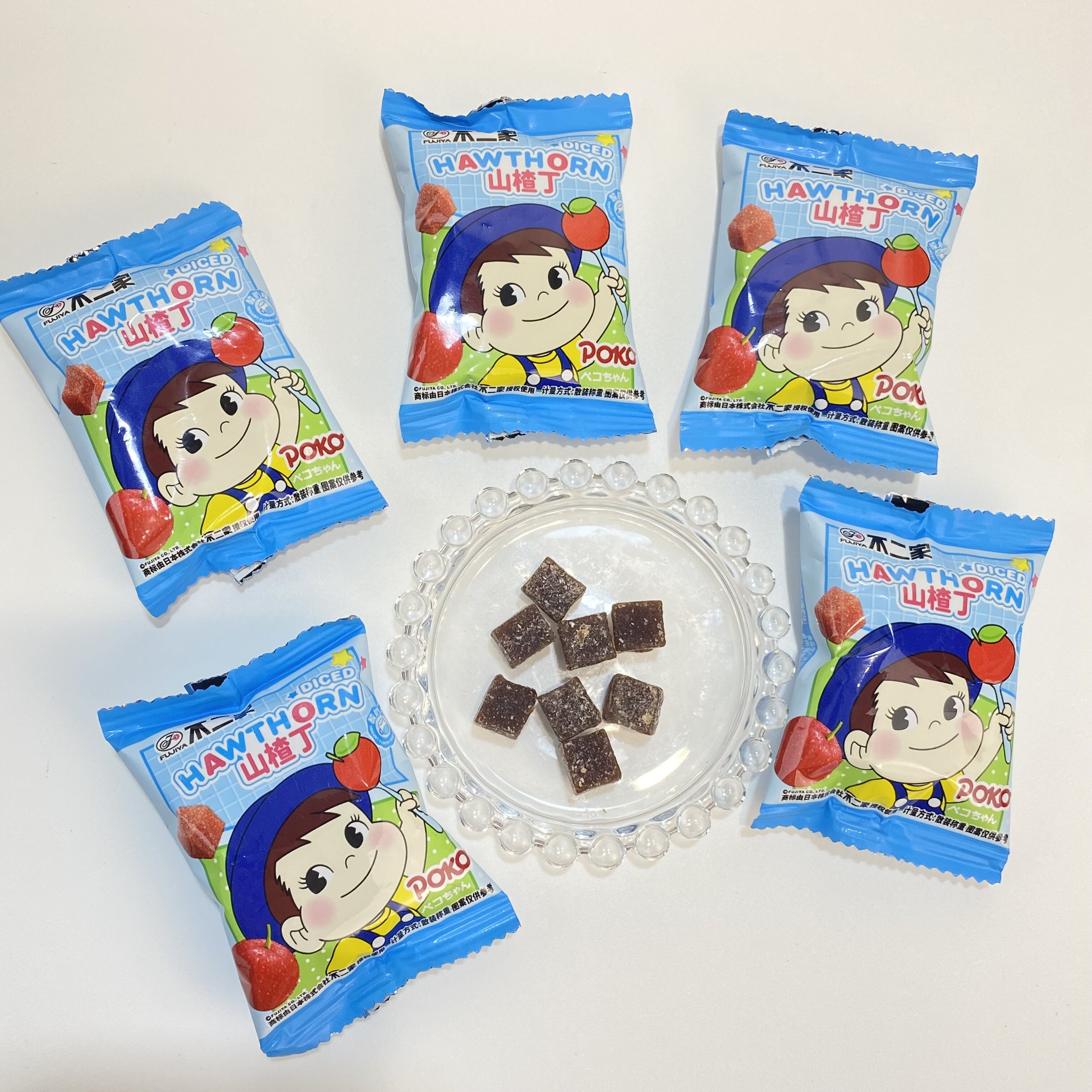 不二家山楂丁卡通山楂软糖喜糖结婚高级喜糖满月宝宝零食订婚专用图片