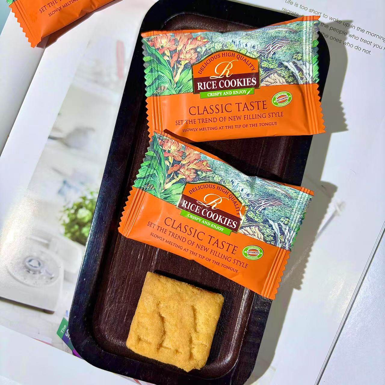汇佳巧米脆片蛋黄味海苔味膨化食品结婚庆喜饼休闲零食茶点心小吃