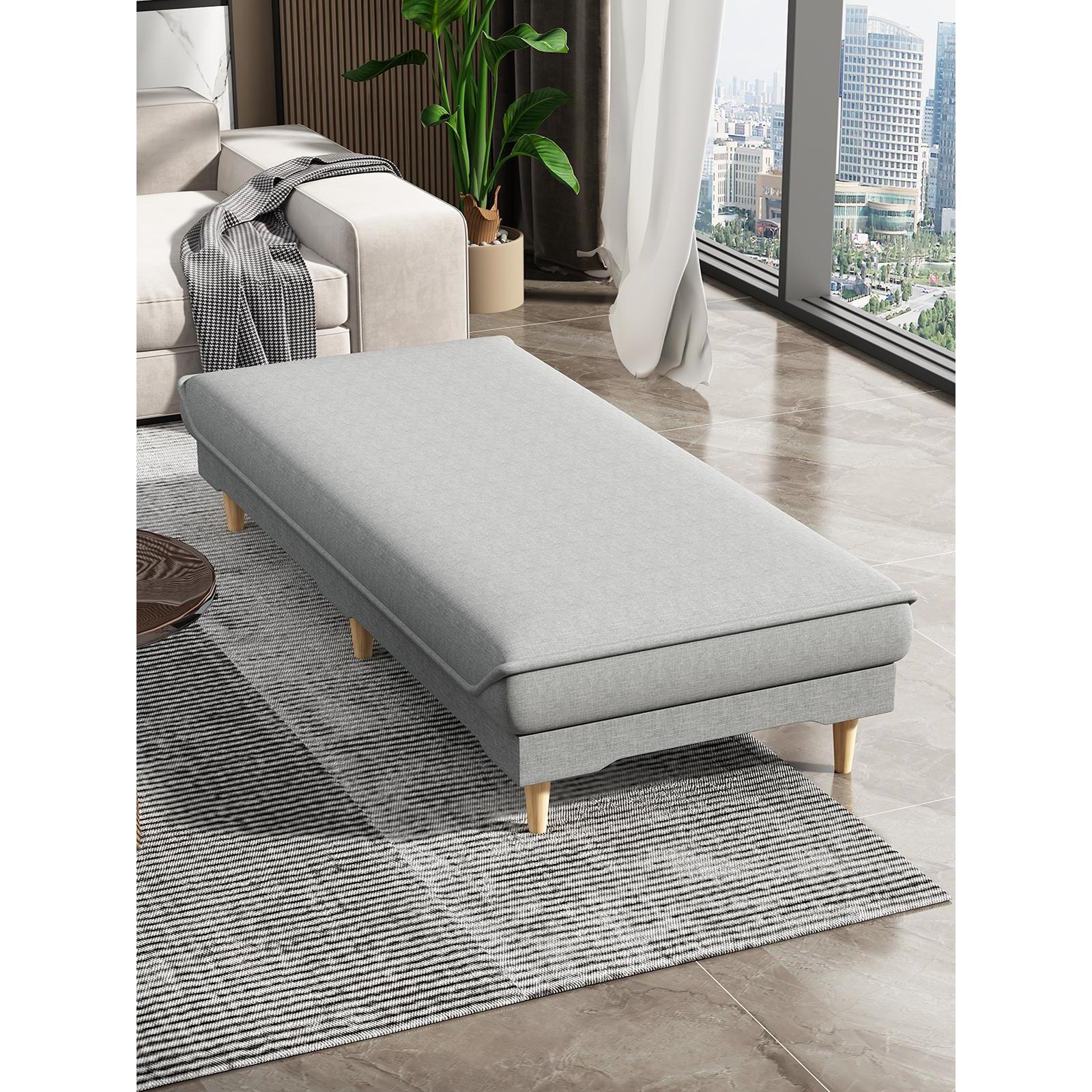 阳台沙发拼接床加宽单人床贵妃沙发延长凳躺椅沙发塌午休扩床租房