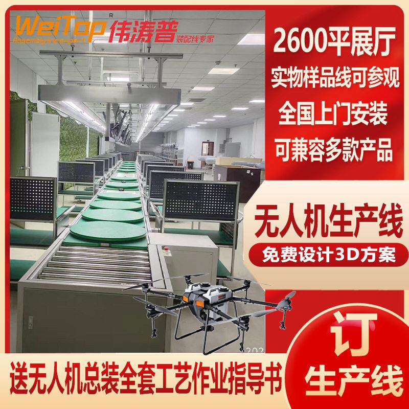 多旋翼无人机生产线智能装配4小时报价全流程自动化设计