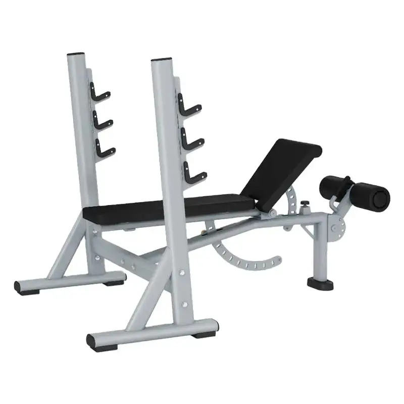 健身房系列 3合1训练凳 杠铃片架 可调腹肌板 可调哑铃凳