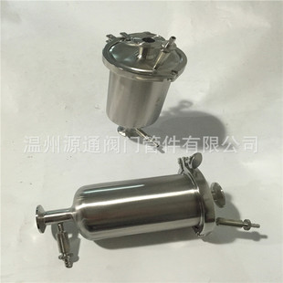 厂家直供      带排气阀管道过滤器   保安过滤器   快装过滤器