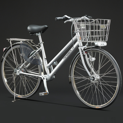 永久官方旗舰店通勤自行车男女款成人复古日本家用无链条轴传动