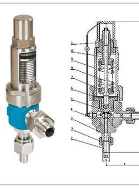 安全阀A61Y-160弹簧焊接高压安全阀弹簧微启示安全阀