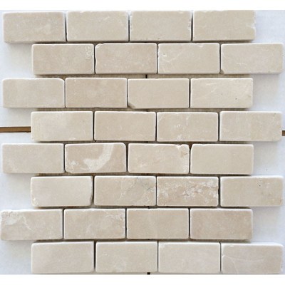 米黄色马赛克墙贴石材莎安娜背景墙卫生间工字拼吧台仿古浴室弧形