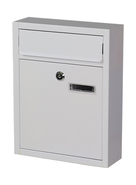 牛奶箱黄色心理咨询信箱烤漆别墅信报箱美式铁艺室外信报箱意见箱