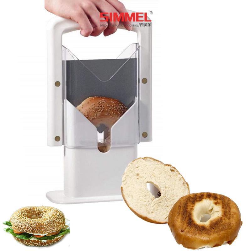 烘培速冻面包切Bagel Slicer百吉饼切片器贝果狗头铡土司分片分割