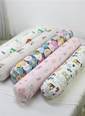 60s长绒棉长条枕睡觉枕头夹腿枕可拆洗长绒棉全棉圆柱孕妇大抱枕