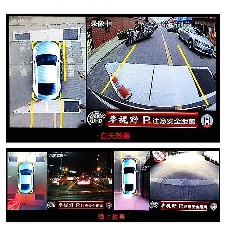 车视野360度全景摄像头车视野前后左右超高清1080P 360全景摄像头