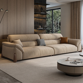 斯帝罗兰沙发客厅2024新款 布艺沙发客厅小户型现代简约磨砂布沙发