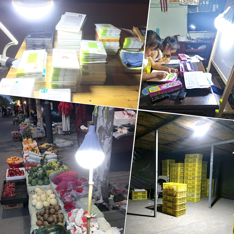 充电夜市强光灯室外超亮LED电灯照明式usb摆摊户外移动可地摊灯泡