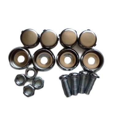 不锈钢号牌固定螺母车牌框牌照螺帽固定卡扣无标通用螺钉