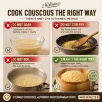 couscous Diet mediterranean MADE IN ITALY North African traditional couscous thumbnail 3