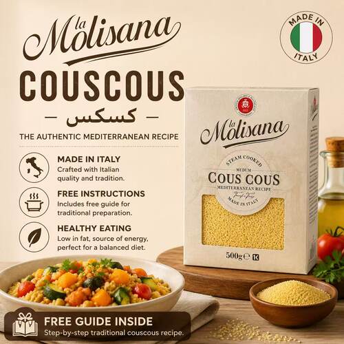 couscous Diet mediterranean MADE IN ITALY北非传统酷斯酷斯